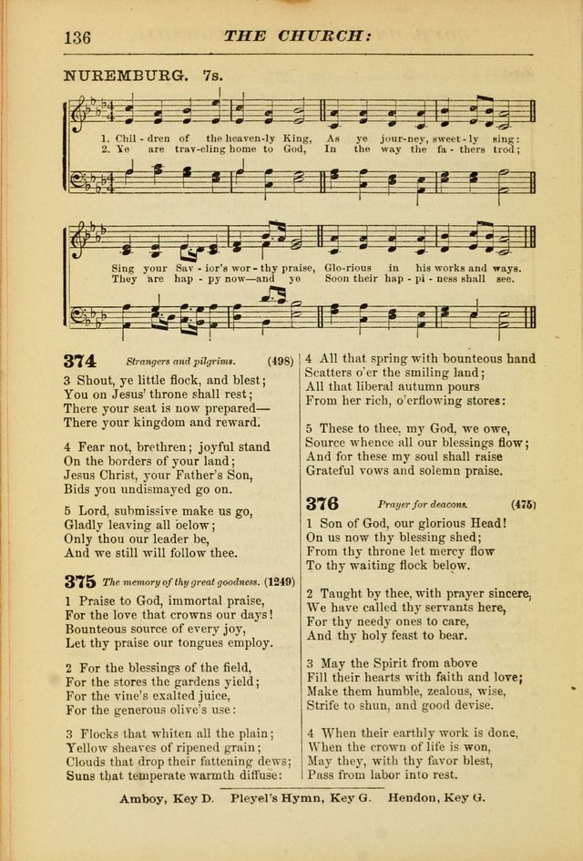 The Christian Hymnal: a choice collection of hymns and tunes for congregational and social worship page 136