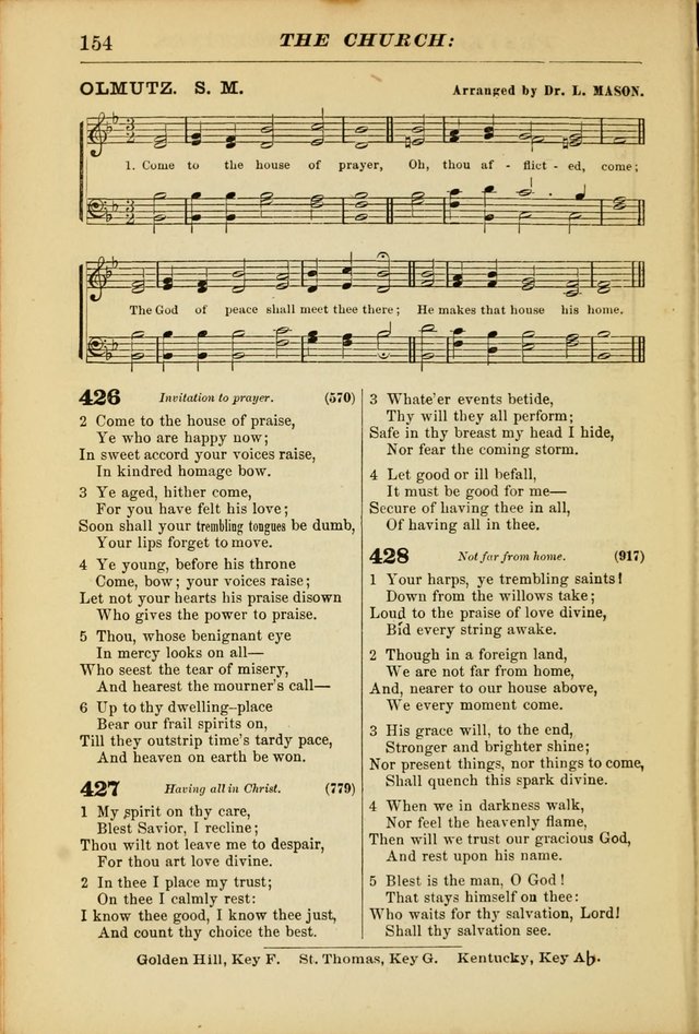 The Christian Hymnal: a choice collection of hymns and tunes for congregational and social worship page 154