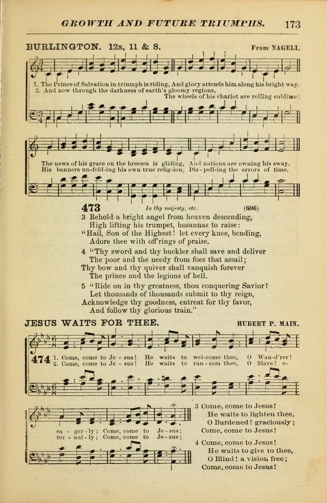 The Christian Hymnal: a choice collection of hymns and tunes for congregational and social worship page 173