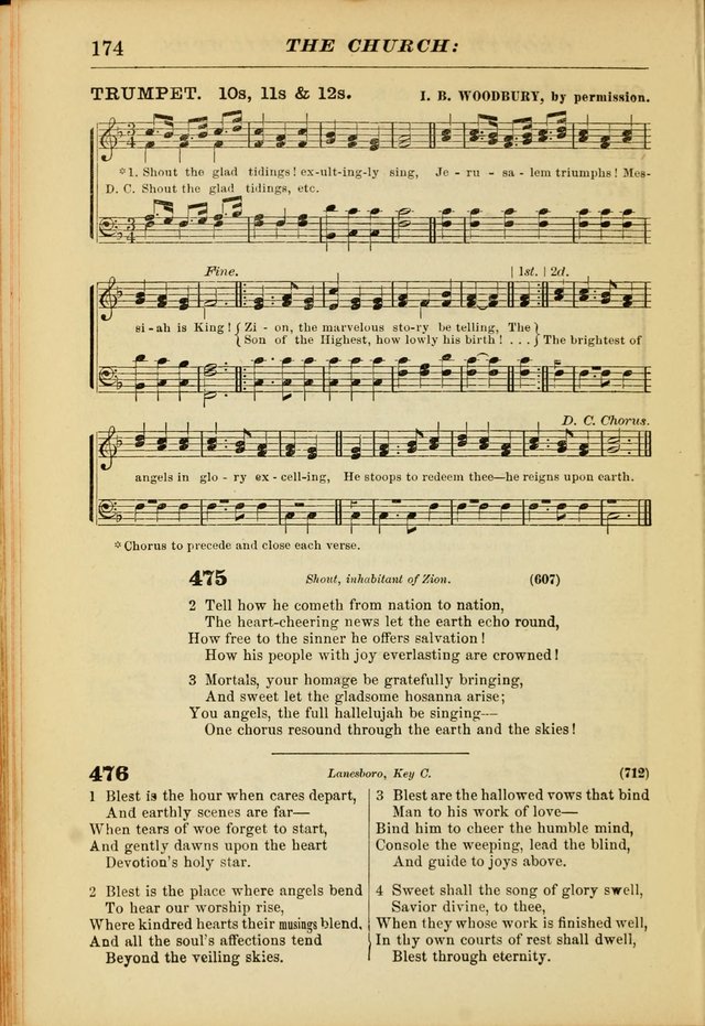 The Christian Hymnal: a choice collection of hymns and tunes for congregational and social worship page 174