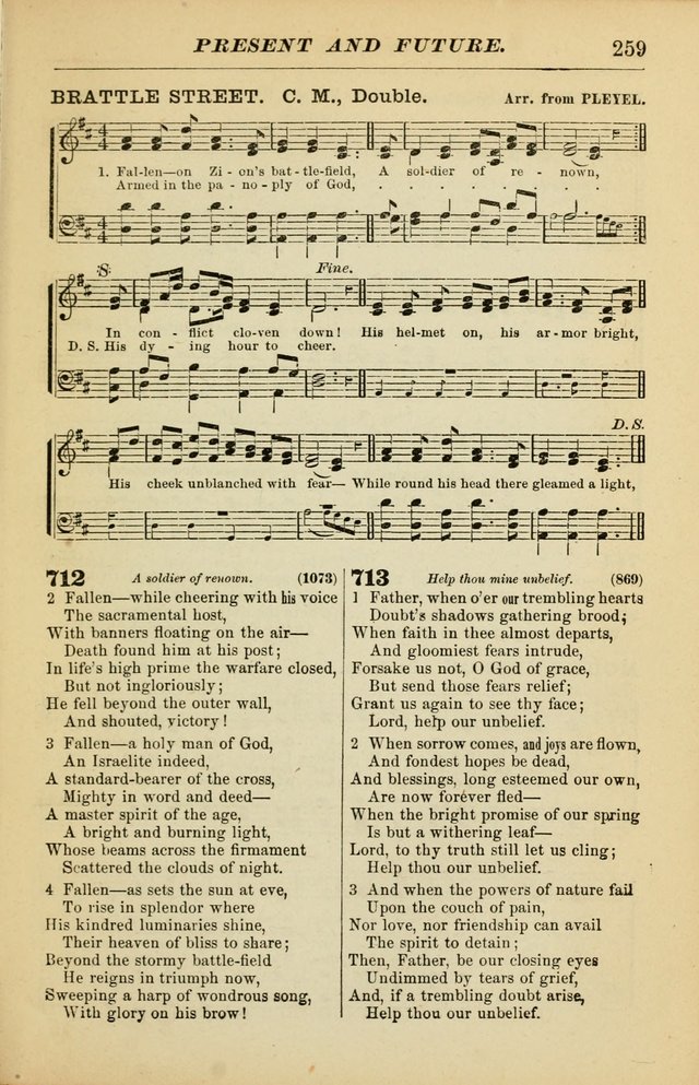 The Christian Hymnal: a choice collection of hymns and tunes for congregational and social worship page 259