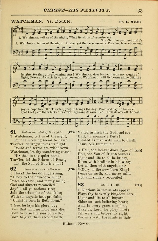 The Christian Hymnal: a choice collection of hymns and tunes for congregational and social worship page 33