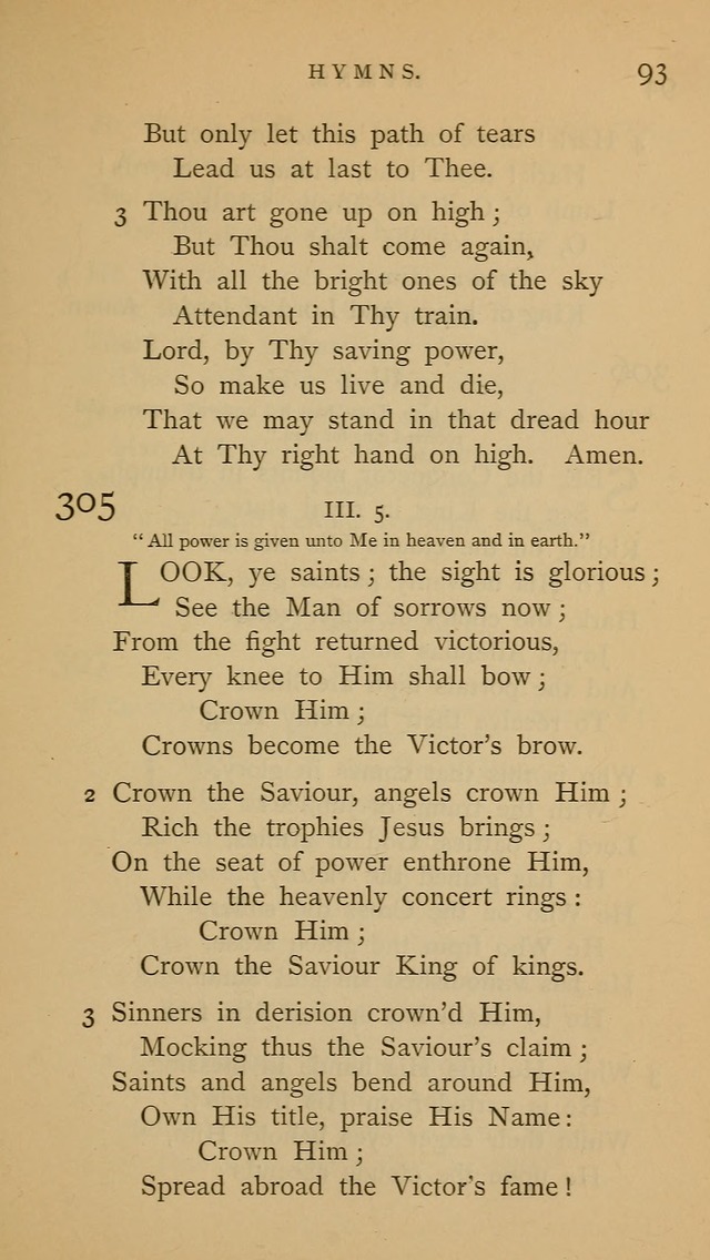 A Church hymnal: compiled from "Additional hymns," "Hymns ancient and modern," and "Hymns for church and home," as authorized by the House of Bishops page 100