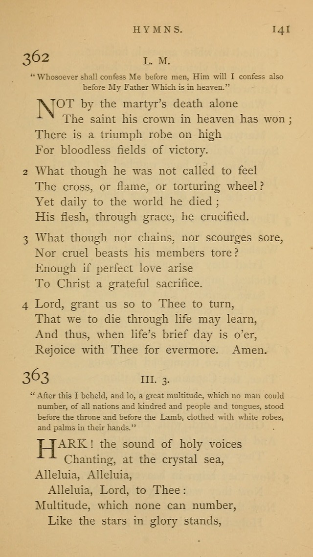 A Church hymnal: compiled from "Additional hymns," "Hymns ancient and modern," and "Hymns for church and home," as authorized by the House of Bishops page 148