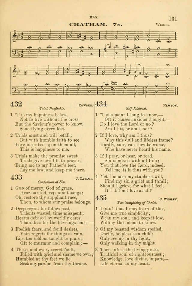 Church Harmonies: a collection of hymns and tunes for the use of Congregations page 131