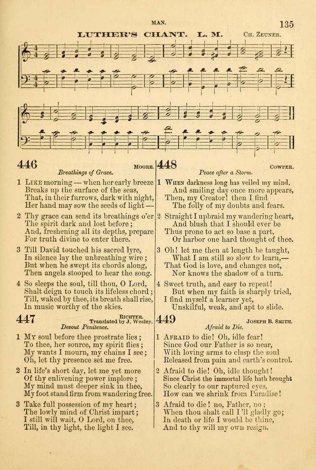 Church Harmonies: a collection of hymns and tunes for the use of Congregations page 135