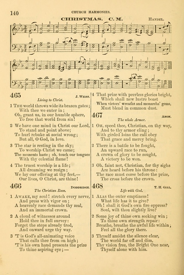 Church Harmonies: a collection of hymns and tunes for the use of Congregations page 140