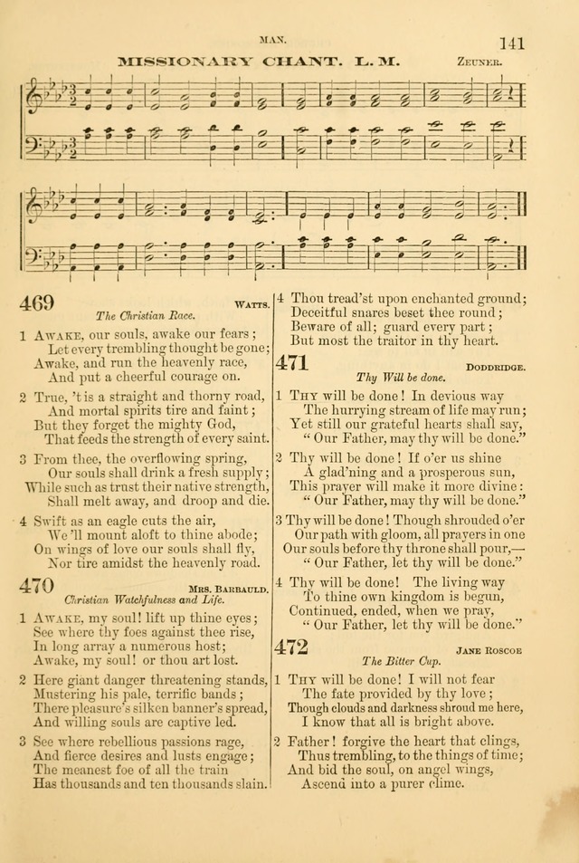 Church Harmonies: a collection of hymns and tunes for the use of Congregations page 141