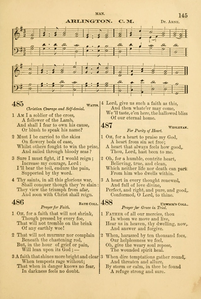 Church Harmonies: a collection of hymns and tunes for the use of Congregations page 145