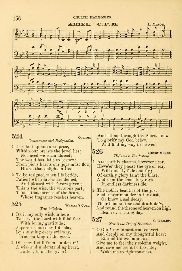 Church Harmonies: a collection of hymns and tunes for the use of Congregations page 156