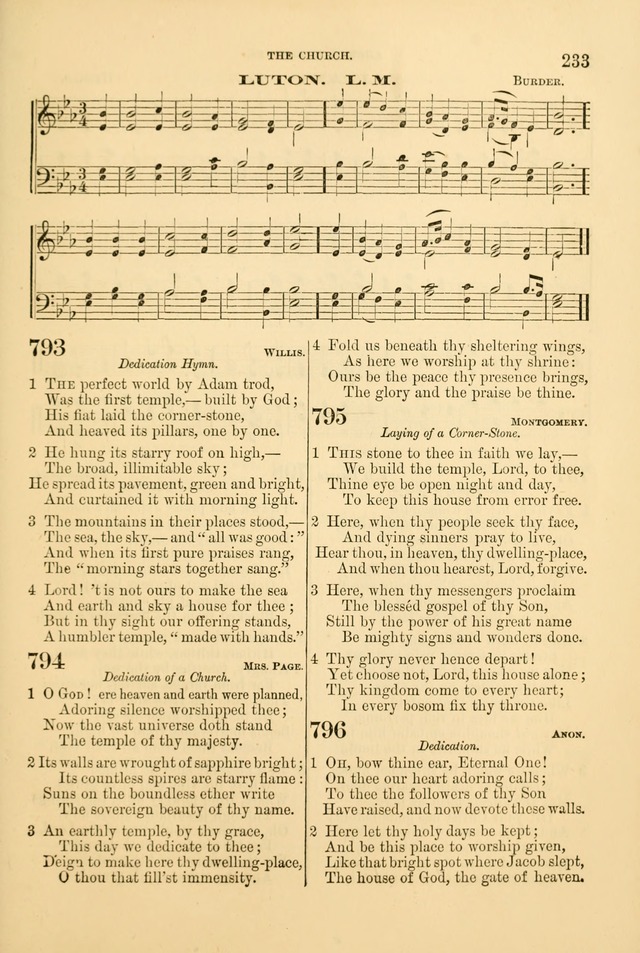 Church Harmonies: a collection of hymns and tunes for the use of Congregations page 233