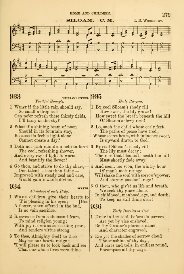 Church Harmonies: a collection of hymns and tunes for the use of Congregations page 279