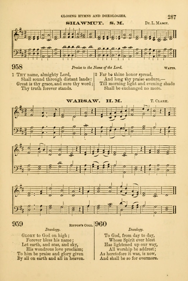 Church Harmonies: a collection of hymns and tunes for the use of Congregations page 287