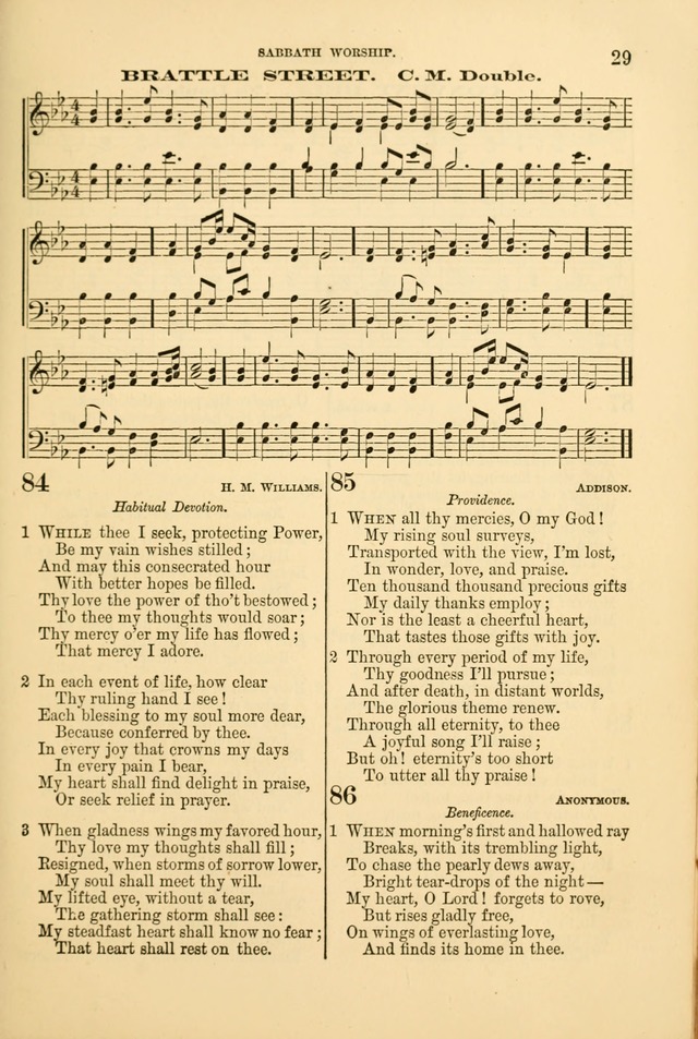 Church Harmonies: a collection of hymns and tunes for the use of Congregations page 29