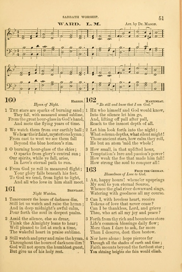 Church Harmonies: a collection of hymns and tunes for the use of Congregations page 51