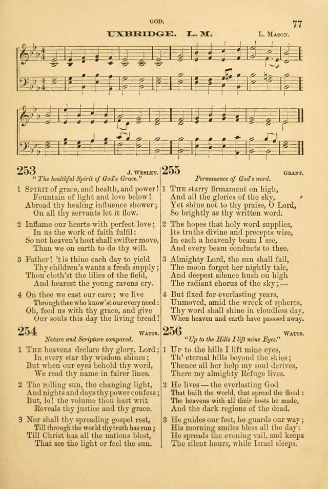 Church Harmonies: a collection of hymns and tunes for the use of Congregations page 77