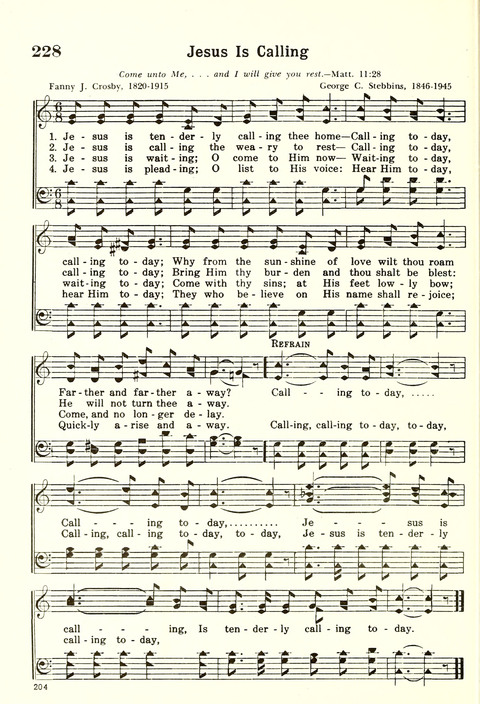 Christian Hymnal (Rev. ed.) page 196