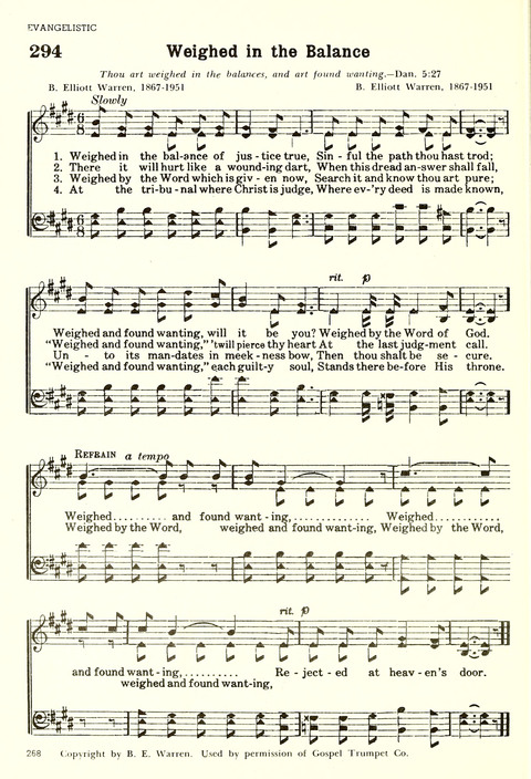Christian Hymnal (Rev. ed.) page 260