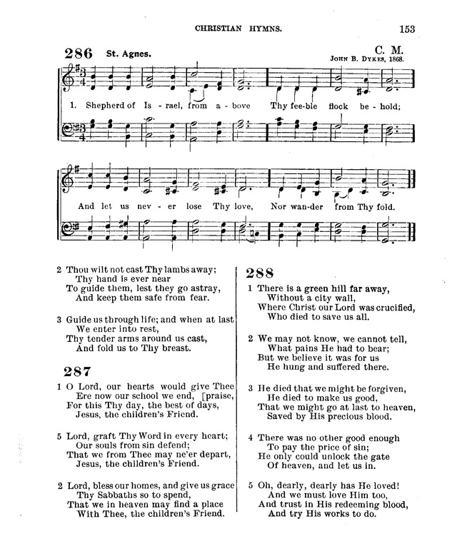 Christian Hymns: for church, school and home, with music page 151
