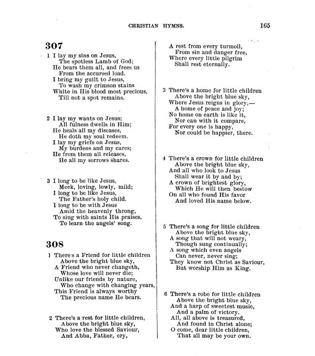 Christian Hymns: for church, school and home, with music page 163