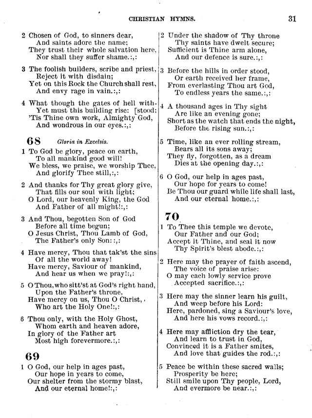 Christian Hymns: for church, school and home, with music page 29