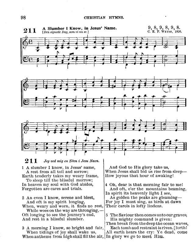 Christian Hymns: for church, school and home, with music page 96
