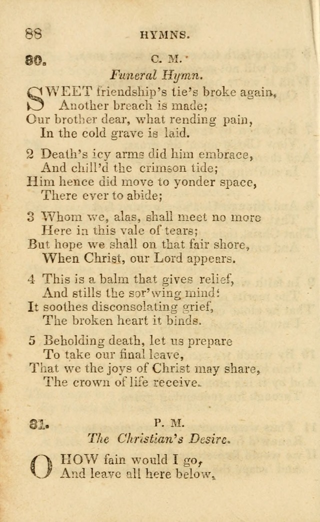 A Collection of Hymns, Designed for the Use of the Church of Christ page 89