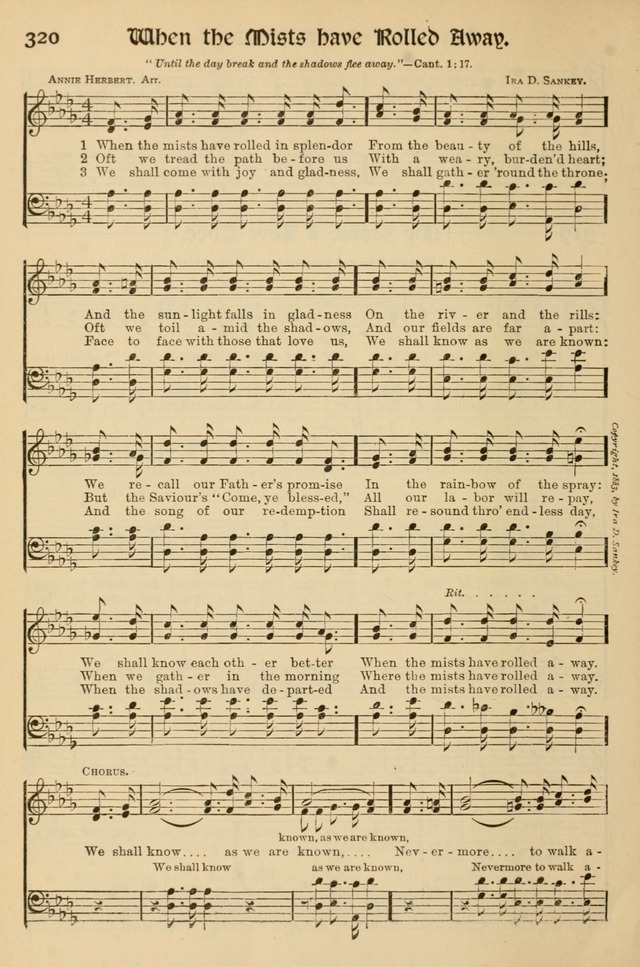 Church Hymns and Gospel Songs: for use in church services, prayer meetings, and other religious gatherings  page 156