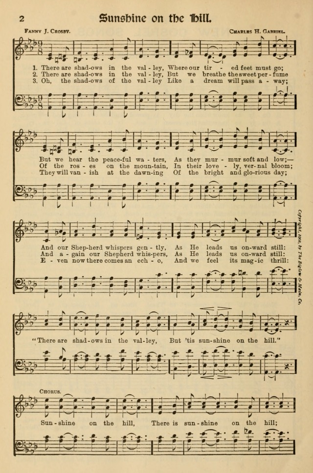 Church Hymns and Gospel Songs: for use in church services, prayer meetings, and other religious gatherings  page 208