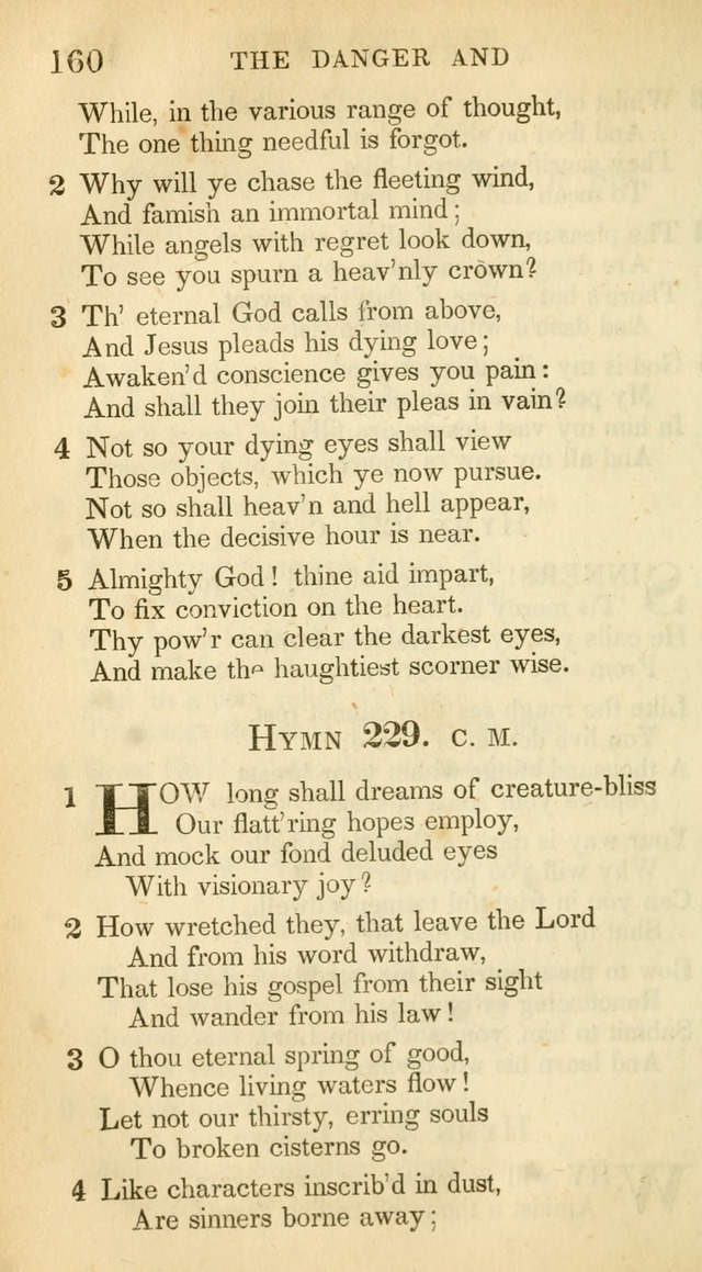 A Collection of Hymns and a Liturgy: for the use of Evangelical Lutheran Churches, to which are added prayers for families and individuals (New and Enl. Stereotype Ed.) page 160