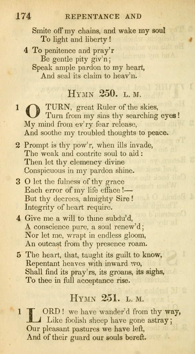 A Collection of Hymns and a Liturgy: for the use of Evangelical Lutheran Churches, to which are added prayers for families and individuals (New and Enl. Stereotype Ed.) page 174