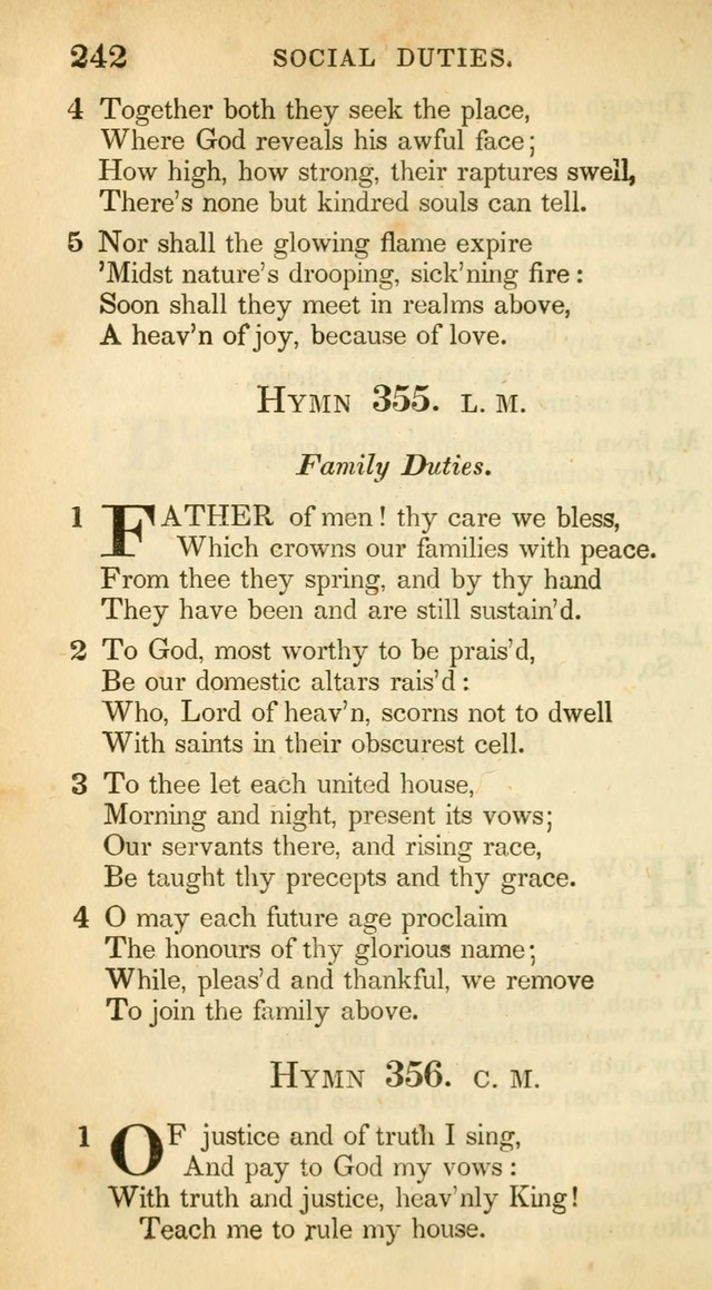 A Collection of Hymns and a Liturgy: for the use of Evangelical Lutheran Churches, to which are added prayers for families and individuals (New and Enl. Stereotype Ed.) page 242