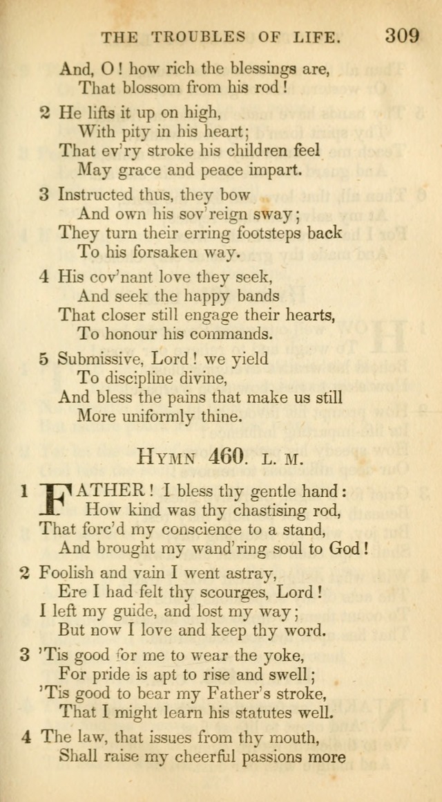 A Collection of Hymns and a Liturgy: for the use of Evangelical Lutheran Churches, to which are added prayers for families and individuals (New and Enl. Stereotype Ed.) page 309