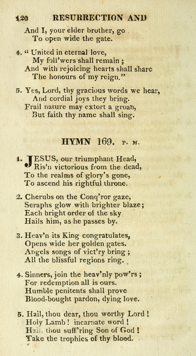 A Collection of Hymns and a Liturgy for the Use of Evangelical Lutheran Churches: to which are added prayers for families and individuals page 120