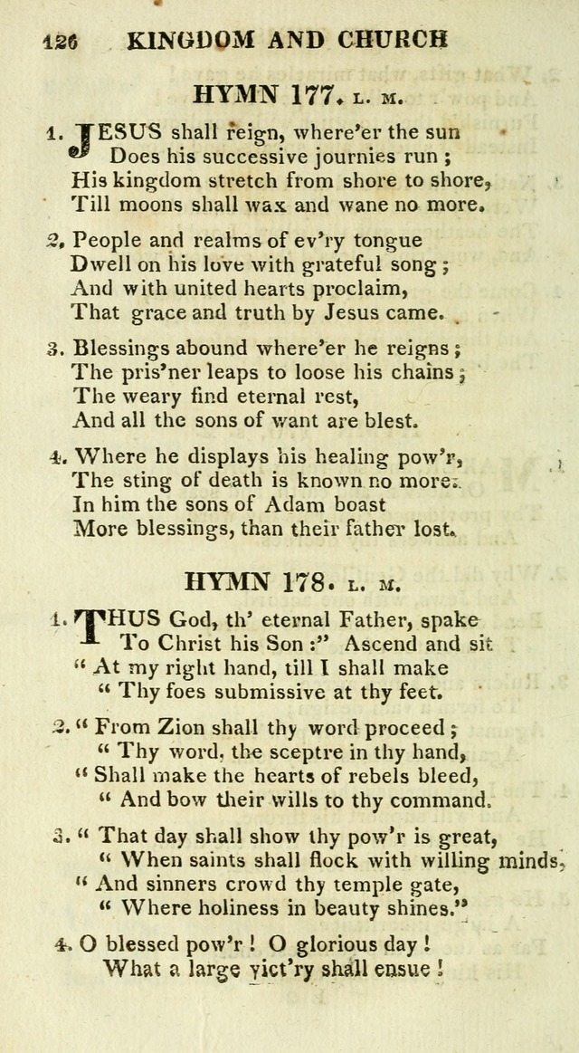 A Collection of Hymns and a Liturgy for the Use of Evangelical Lutheran Churches: to which are added prayers for families and individuals page 126