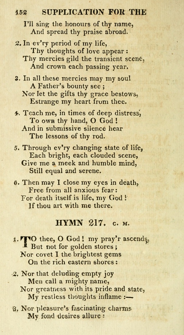 A Collection of Hymns and a Liturgy for the Use of Evangelical Lutheran Churches: to which are added prayers for families and individuals page 152