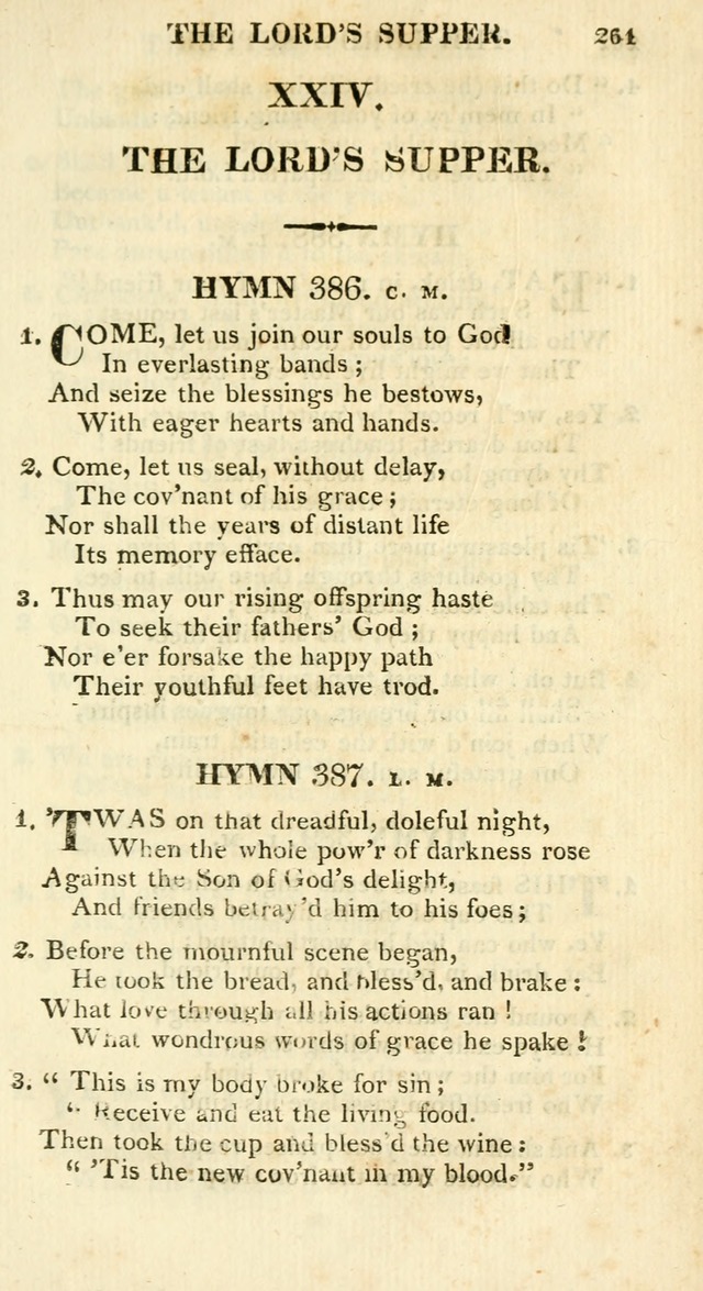 A Collection of Hymns and a Liturgy for the Use of Evangelical Lutheran Churches: to which are added prayers for families and individuals page 261