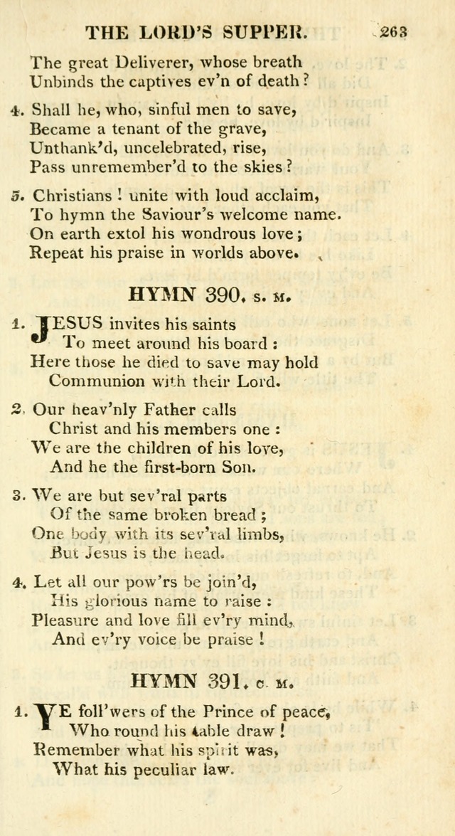 A Collection of Hymns and a Liturgy for the Use of Evangelical Lutheran Churches: to which are added prayers for families and individuals page 263