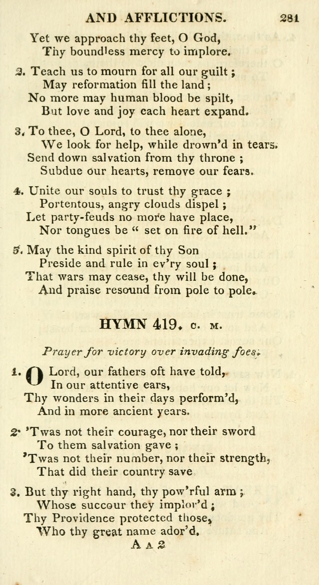 A Collection of Hymns and a Liturgy for the Use of Evangelical Lutheran Churches: to which are added prayers for families and individuals page 281