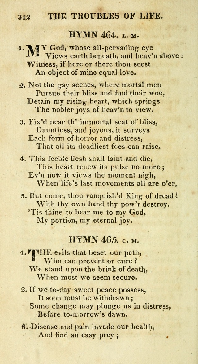 A Collection of Hymns and a Liturgy for the Use of Evangelical Lutheran Churches: to which are added prayers for families and individuals page 312