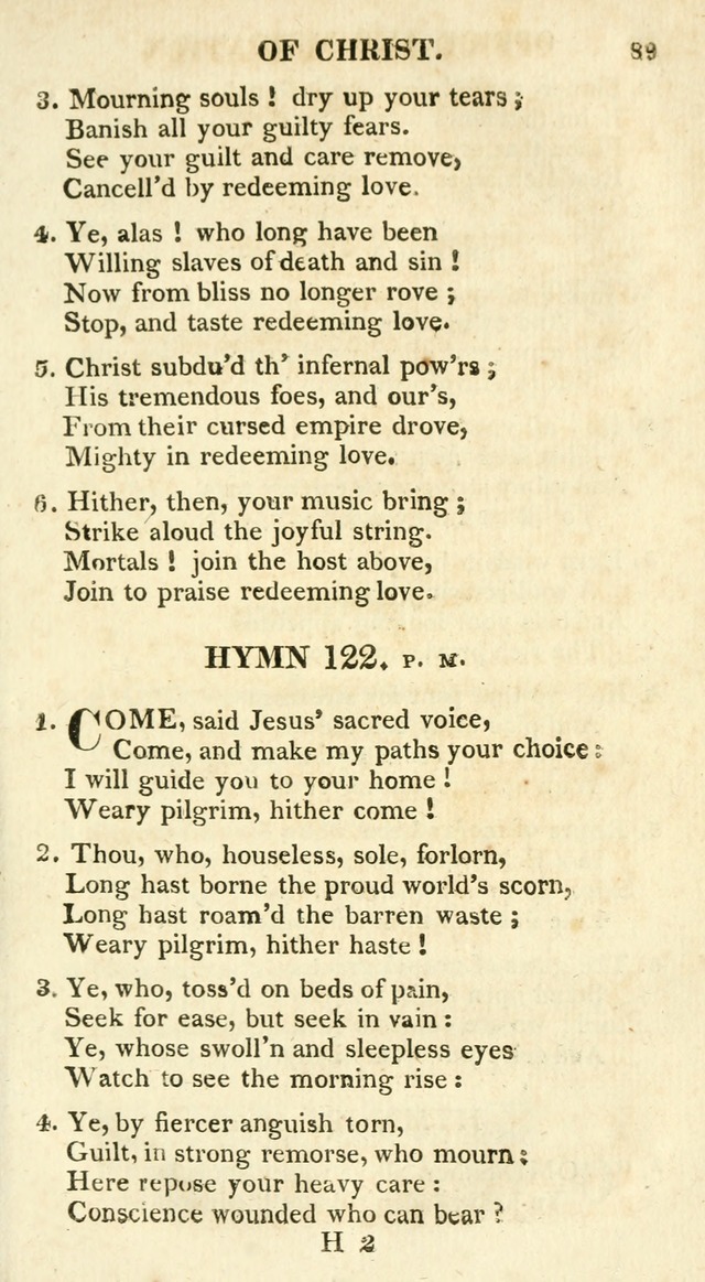 A Collection of Hymns and a Liturgy for the Use of Evangelical Lutheran Churches: to which are added prayers for families and individuals page 89