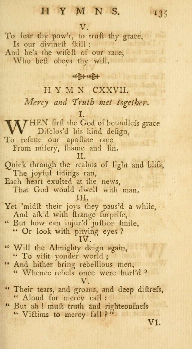 A Collection of Hymns, More Particularly Designed for the Use of the  West Society in Boston. (2nd ed. with Additions) page 137
