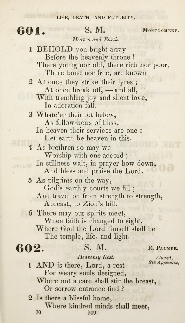 Christian Hymns for Public and Private Worship: a collection compiled  by a committee of the Cheshire Pastoral Association (11th ed.) page 349