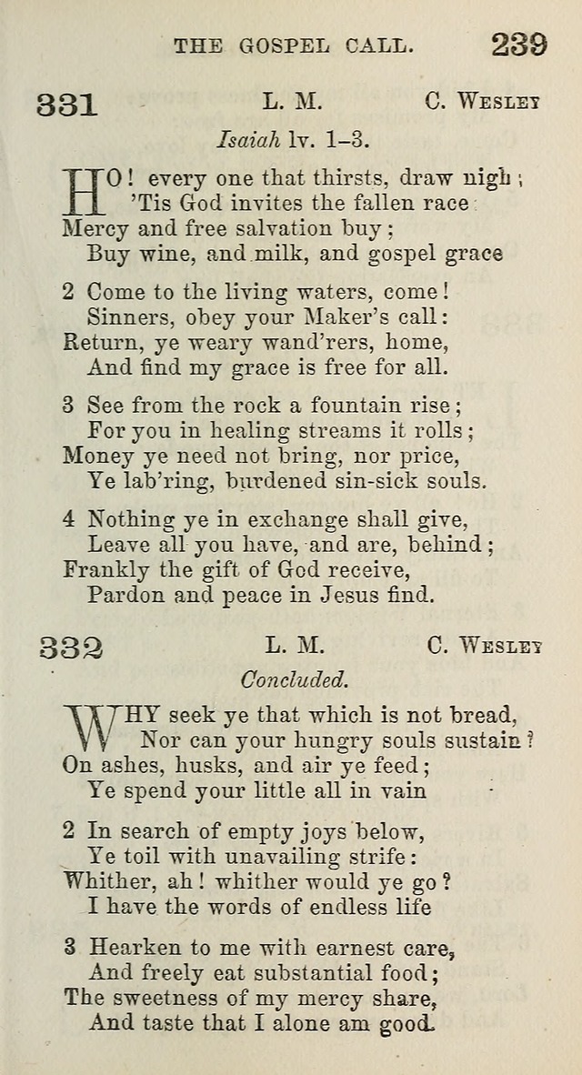 A Collection of Hymns for Public, Social, and Domestic Worship page 241