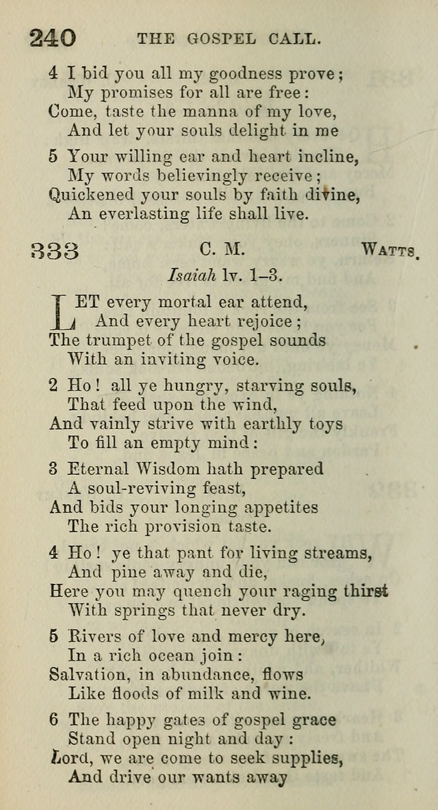 A Collection of Hymns for Public, Social, and Domestic Worship page 242