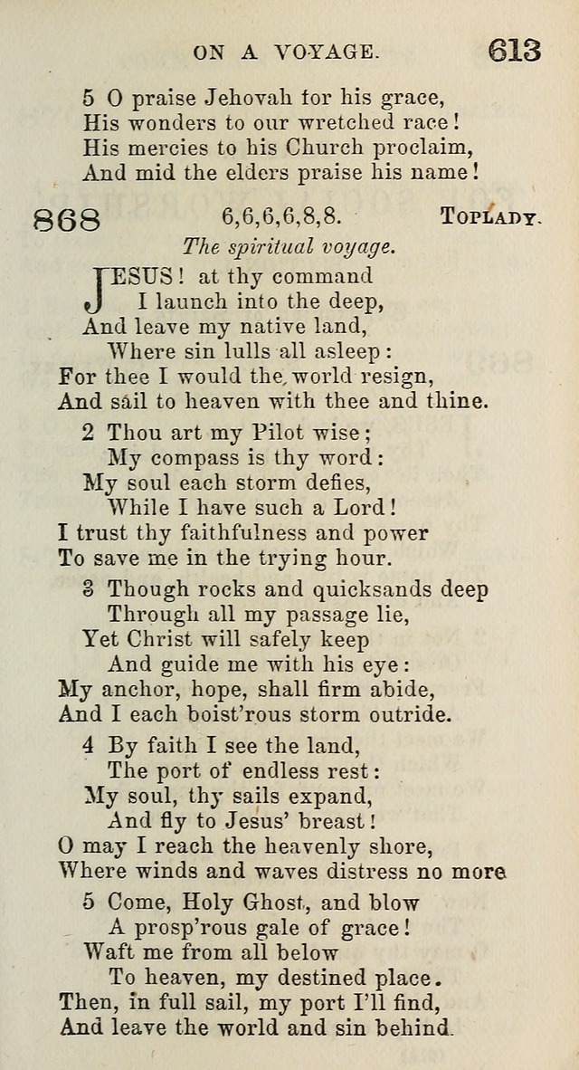 A Collection of Hymns for Public, Social, and Domestic Worship page 617