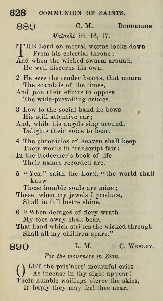 A Collection of Hymns for Public, Social, and Domestic Worship page 632