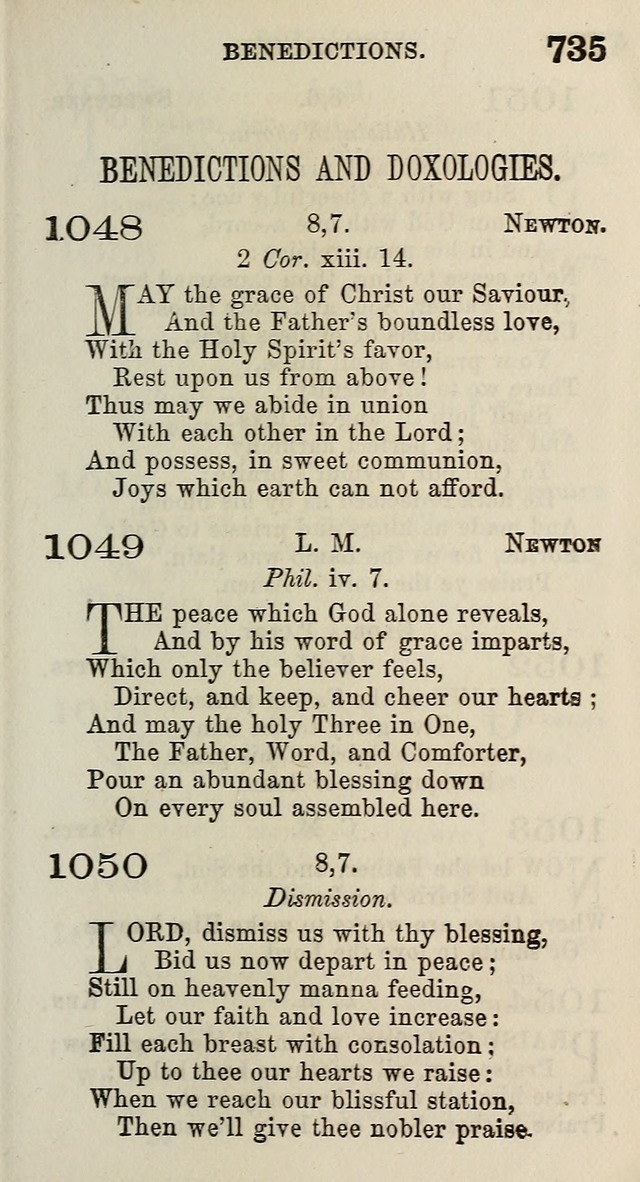 A Collection of Hymns for Public, Social, and Domestic Worship page 741