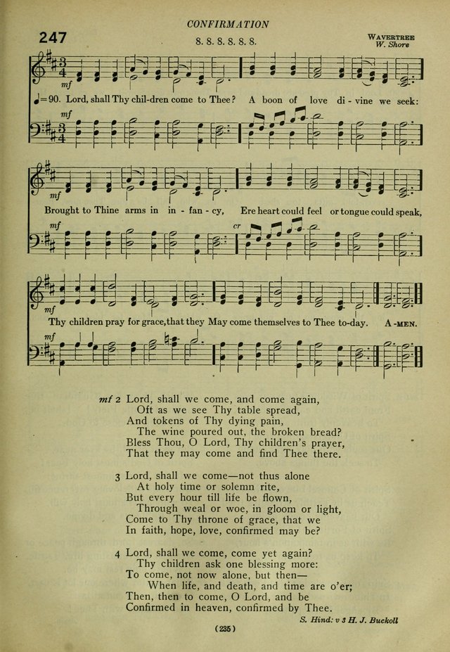 The Church Hymnal: containing hymns approved and set forth by the general conventions of 1892 and 1916; together with hymns for the use of guilds and brotherhoods, and for special occasions (Rev. ed) page 236