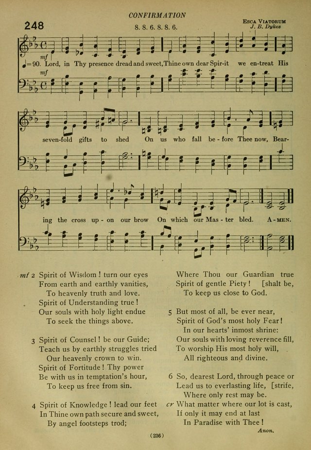 The Church Hymnal: containing hymns approved and set forth by the general conventions of 1892 and 1916; together with hymns for the use of guilds and brotherhoods, and for special occasions (Rev. ed) page 237